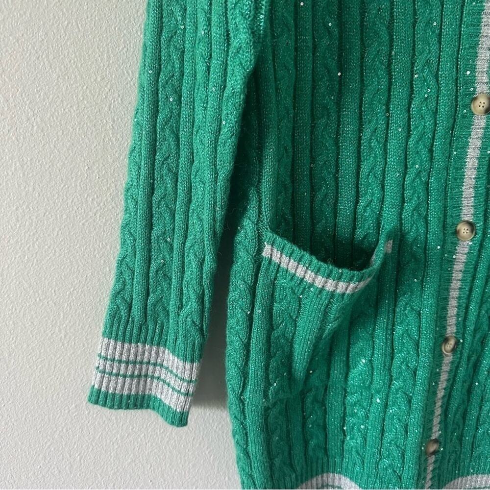 Saylor Marisole Dress Emerald Green Cardigan / Mini Dress - Picture 4 of 9